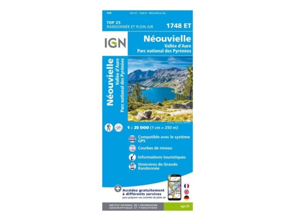 Carte Néouvielle, Vallée D'aure, Parc National Des Pyrénées