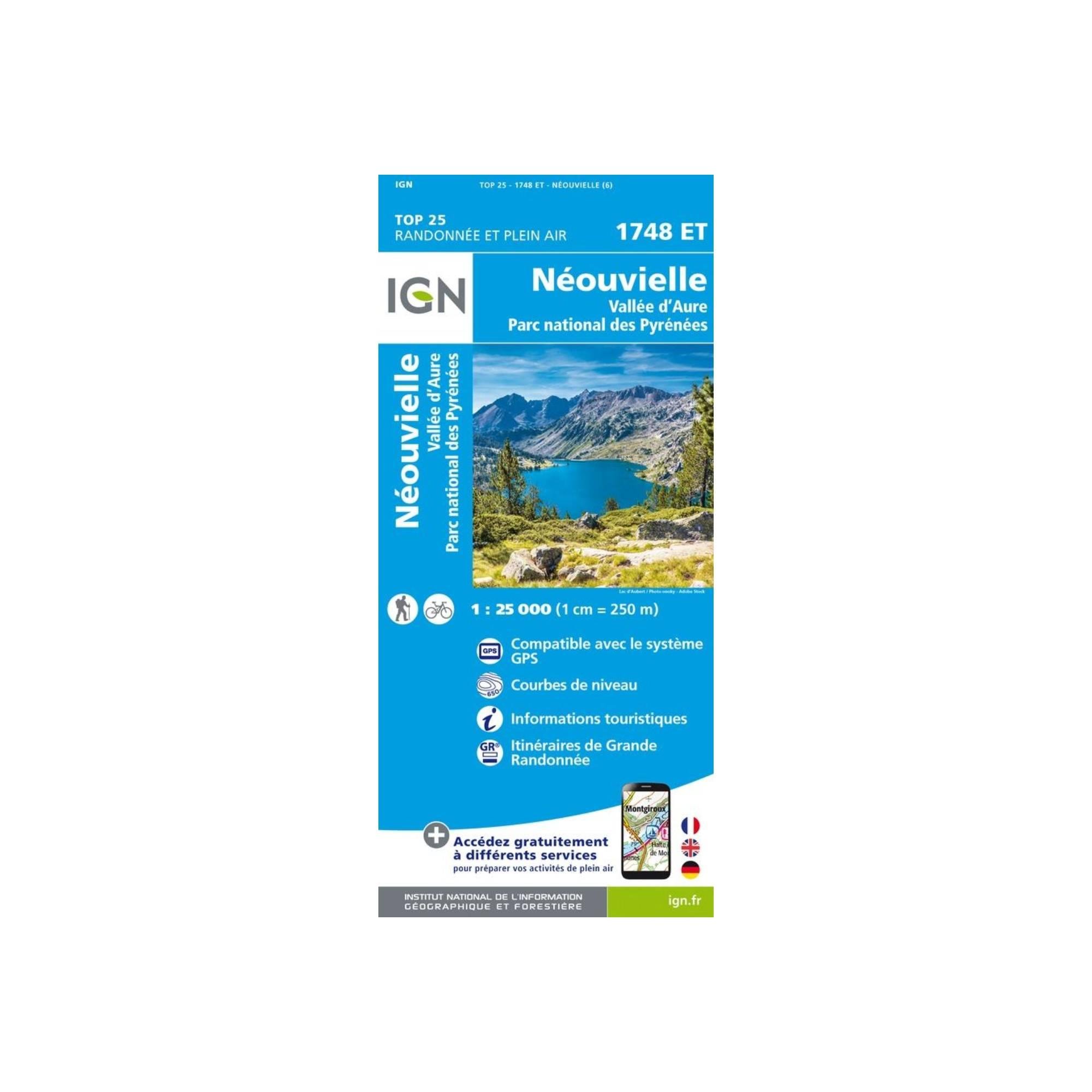 Carte Néouvielle, Vallée D'aure, Parc National Des Pyrénées