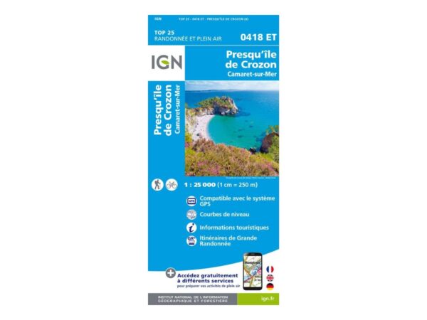 Carte Presqu'île De Crozon Camaret-sur-mer