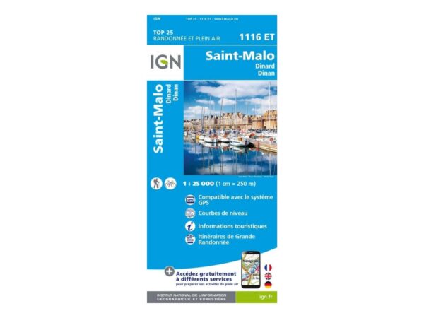 Carte Saint-malo, Dinard Et Dinan
