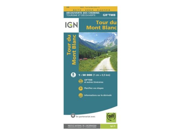 Carte Tour Du Mont-blanc