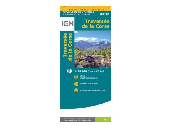 Carte Traversée De La Corse Gr20