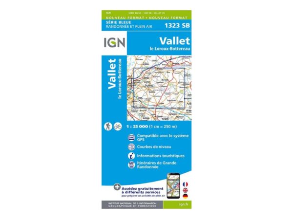 Carte Vallet Le Loroux-bottereau