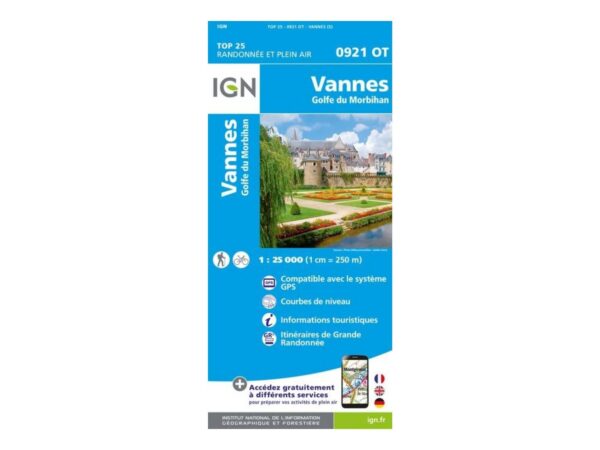 Carte Vannes, Golfe Du Morbihan