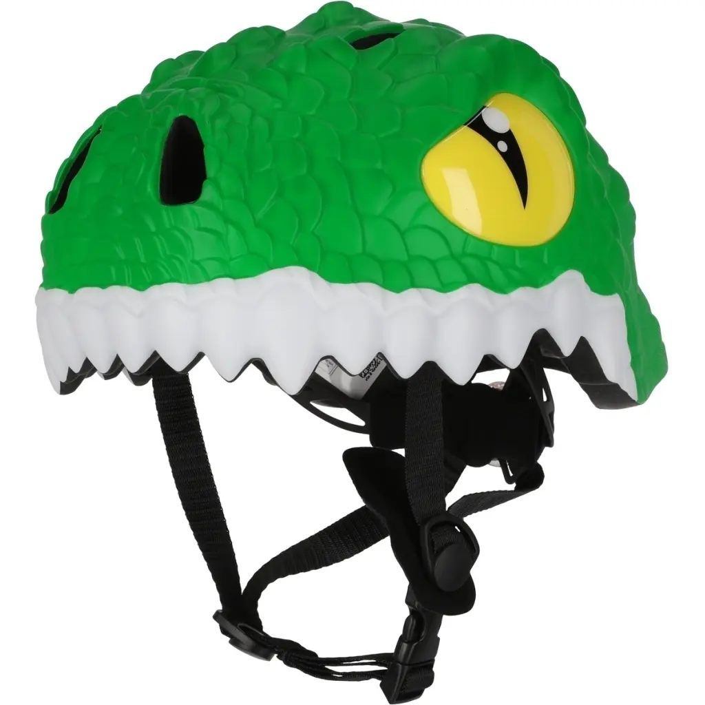 Casque avec boucle fille Crazy Safety Crocodile