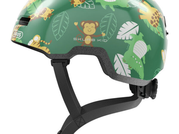 Casque vélo enfant Abus Skurb Kid - Green jungle, M : 50 - 55 cm