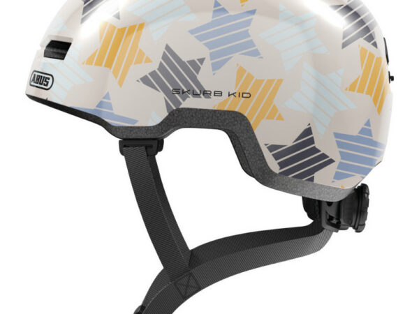 Casque vélo enfant Abus Skurb Kid - Grey stars, M : 50 - 55 cm