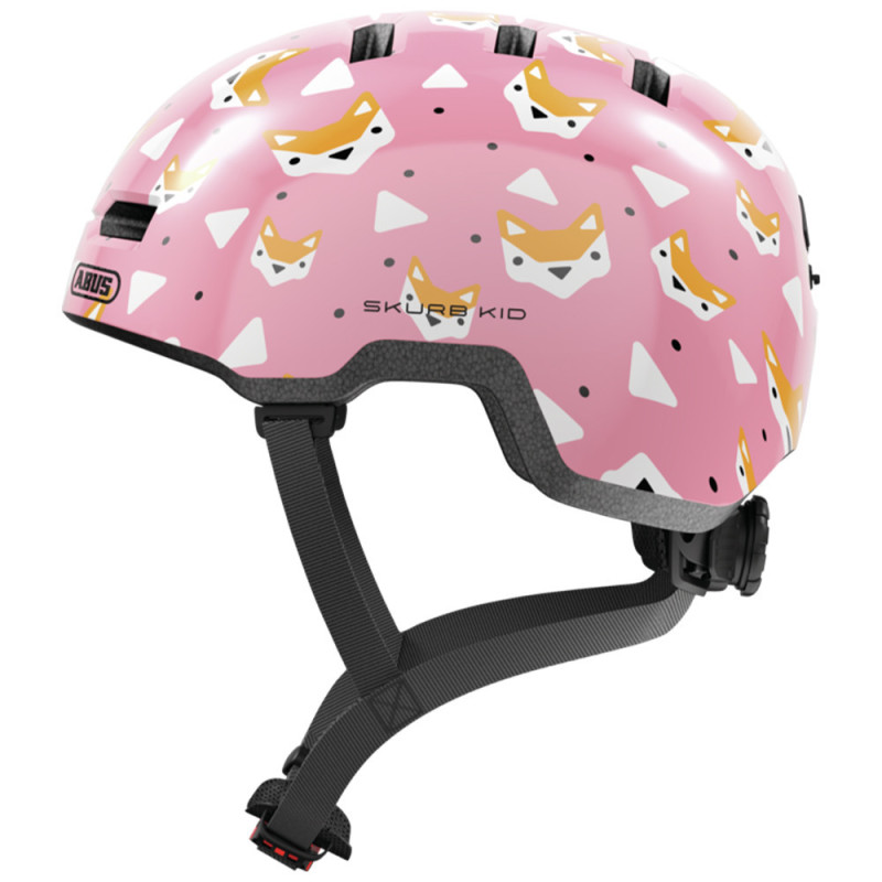 Casque vélo enfant Abus Skurb Kid - Rose Foxes, S : 45 - 50 cm