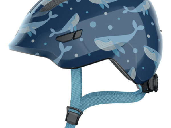 Casque vélo enfant Abus Smiley 3.0 - Blue whale, M : 50 - 55 cm