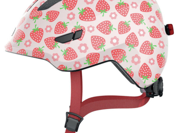 Casque vélo enfant Abus Smiley 3.0 LED - Rose, S : 45 - 50 cm
