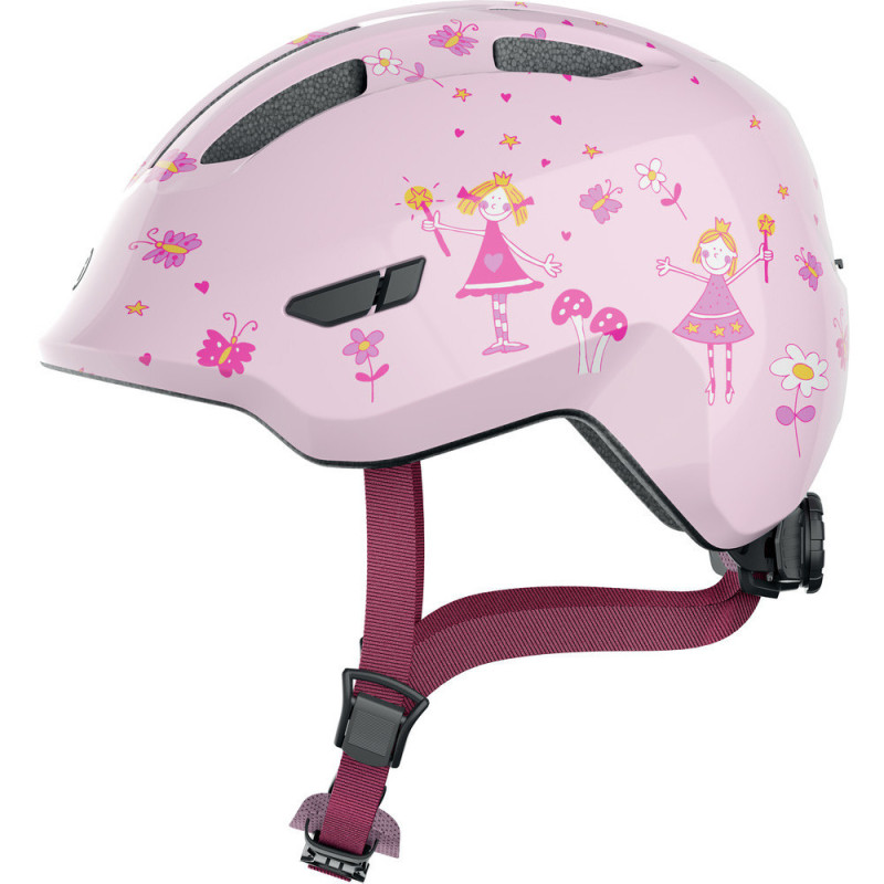 Casque vélo enfant Abus Smiley 3.0 - M : 50 - 55 cm, Rose princess