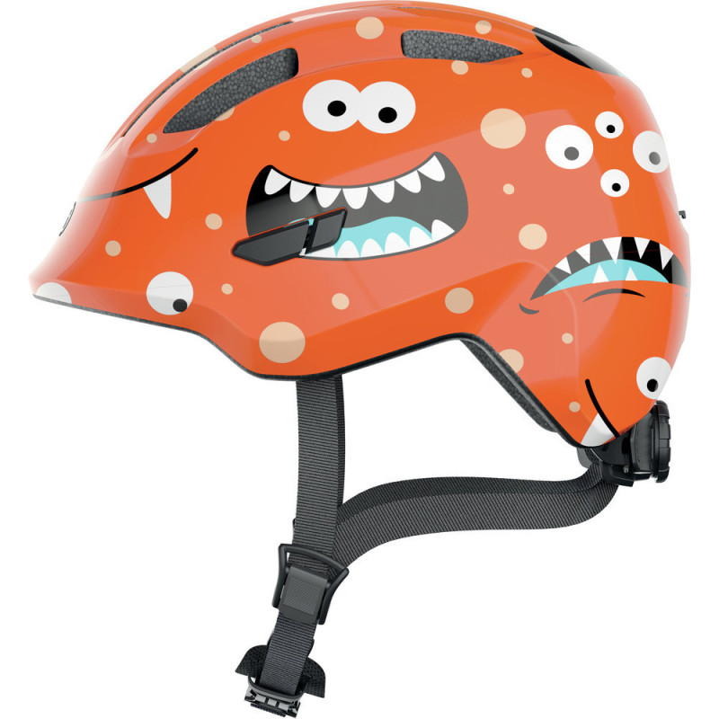 Casque vélo enfant Abus Smiley 3.0 - Orange monster, S : 45 - 50 cm