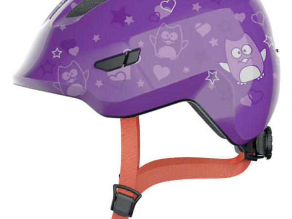 Casque vélo enfant Abus Smiley 3.0 - Purple star, S : 45 - 50 cm
