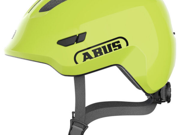 Casque vélo enfant Abus Smiley 3.0 Uni - Jaune Fluo, M : 50 - 55 cm
