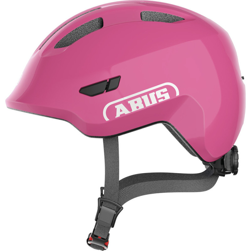 Casque vélo enfant Abus Smiley 3.0 Uni - Rose, S : 45 - 50 cm