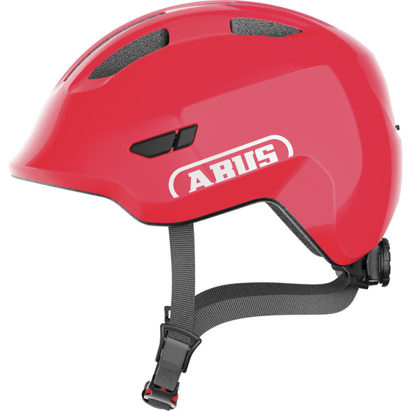 Casque vélo enfant Abus Smiley 3.0 Uni - Rouge, S : 45 - 50 cm