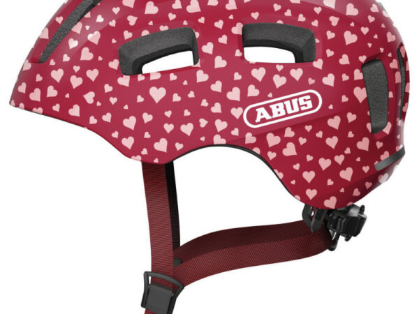 Casque vélo enfant Abus Youn-I 2.0 - Cherry heart, S : 48 - 54 cm