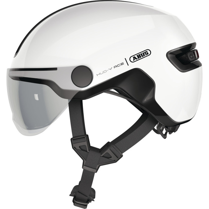 Casque vélo ville Abus Hud-Y ACE - Blanc, L : 57 - 61 cm