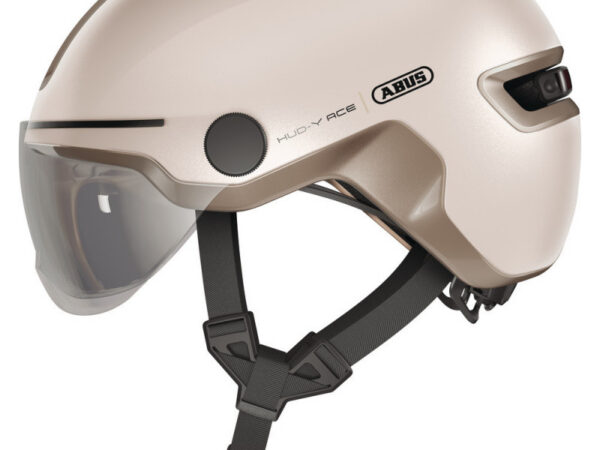 Casque vélo ville Abus Hud-Y ACE - L : 57 - 61 cm, Satin Champagne