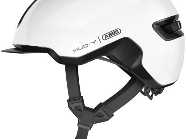 Casque vélo ville Abus Hud-Y - Blanc mat, S : 51 - 55 cm