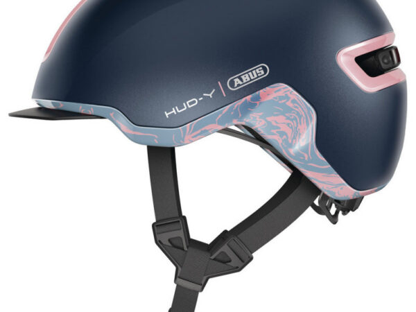 Casque vélo ville Abus Hud-Y - Bleu, L : 57 - 61 cm