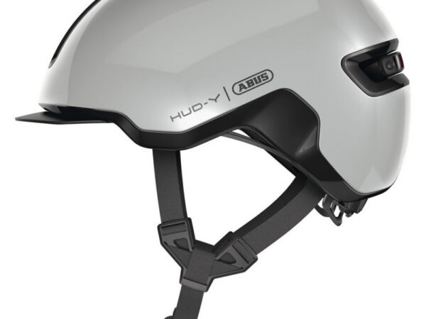 Casque vélo ville Abus Hud-Y - Gris clair, S : 51 - 55 cm