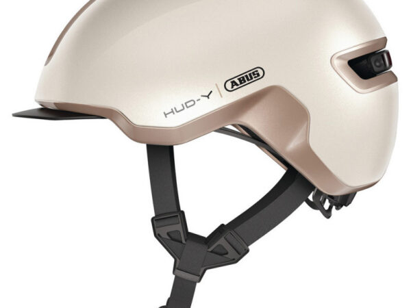Casque vélo ville Abus Hud-Y - L : 57 - 61 cm, Satin Champagne