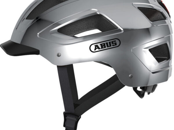 Casque vélo ville Abus Hyban 2.0 - Chrome silver, L : 56 - 61 cm