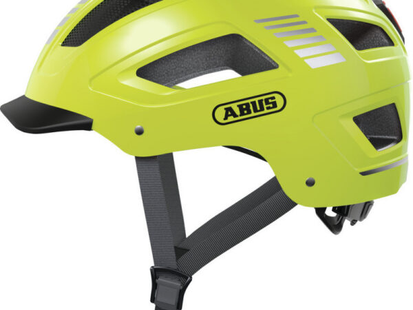 Casque vélo ville Abus Hyban 2.0 - Jaune Fluo, L : 56 - 61 cm