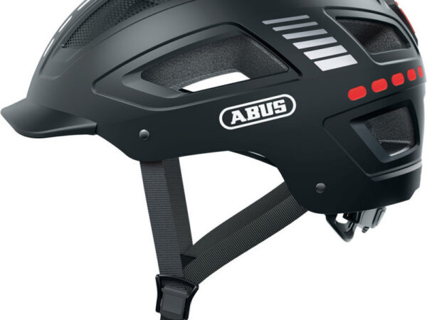 Casque vélo ville Abus Hyban 2.0 LED - Noir, XL : 58 - 63 cm
