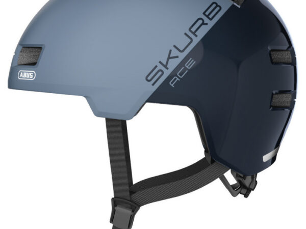 Casque vélo ville Abus Skurb ACE - Bleu, S : 52 - 56 cm