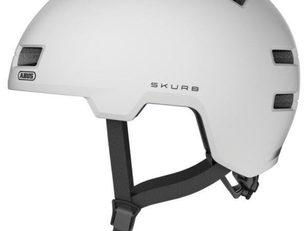 Casque vélo ville Abus Skurb - Blanc, L : 58 - 61 cm