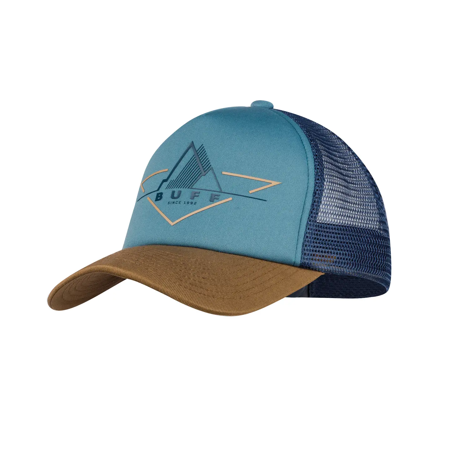 Casquette Buff trucker brak stone blue