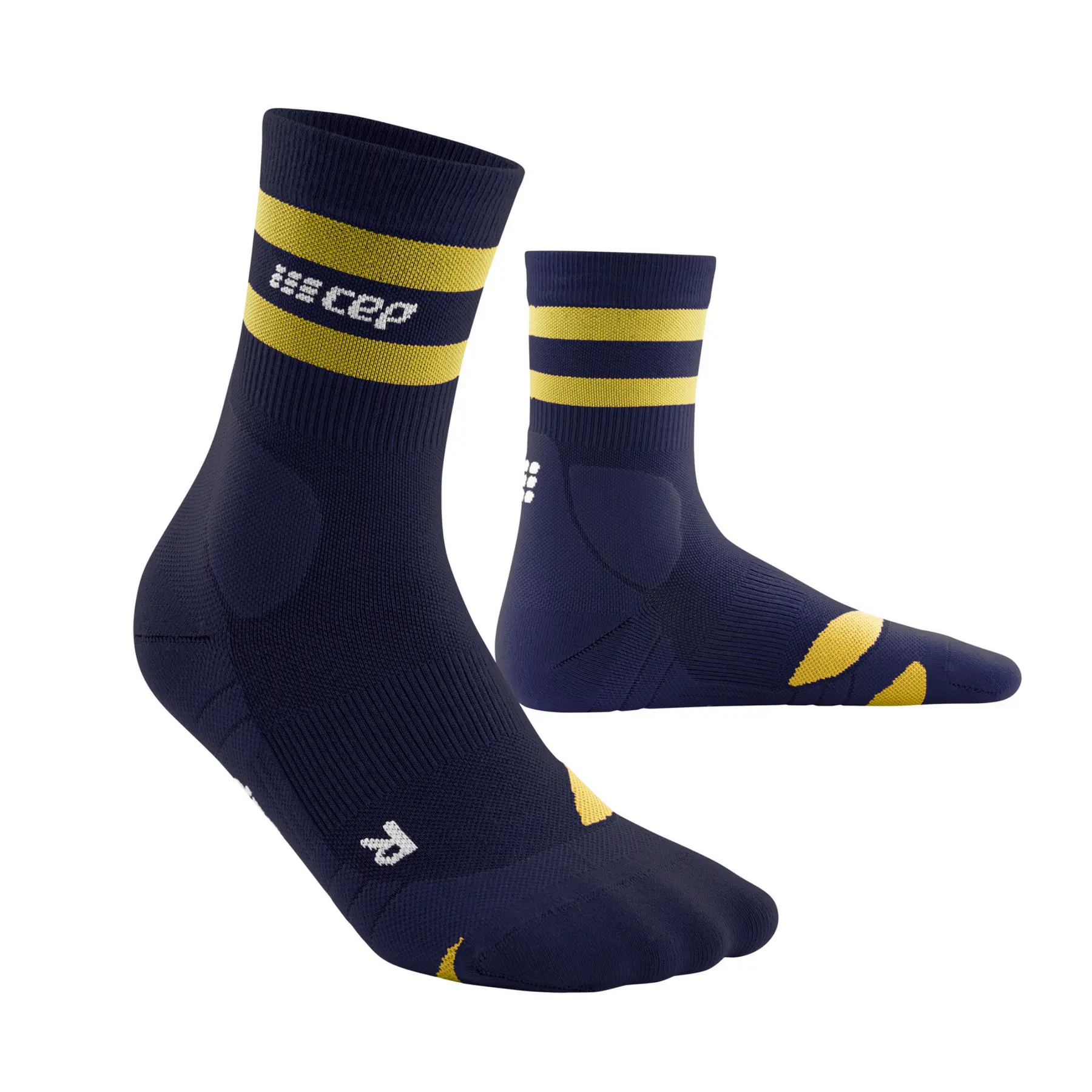 Chaussettes de compression mi-mollets de randonnée femme CEP Compression 80's