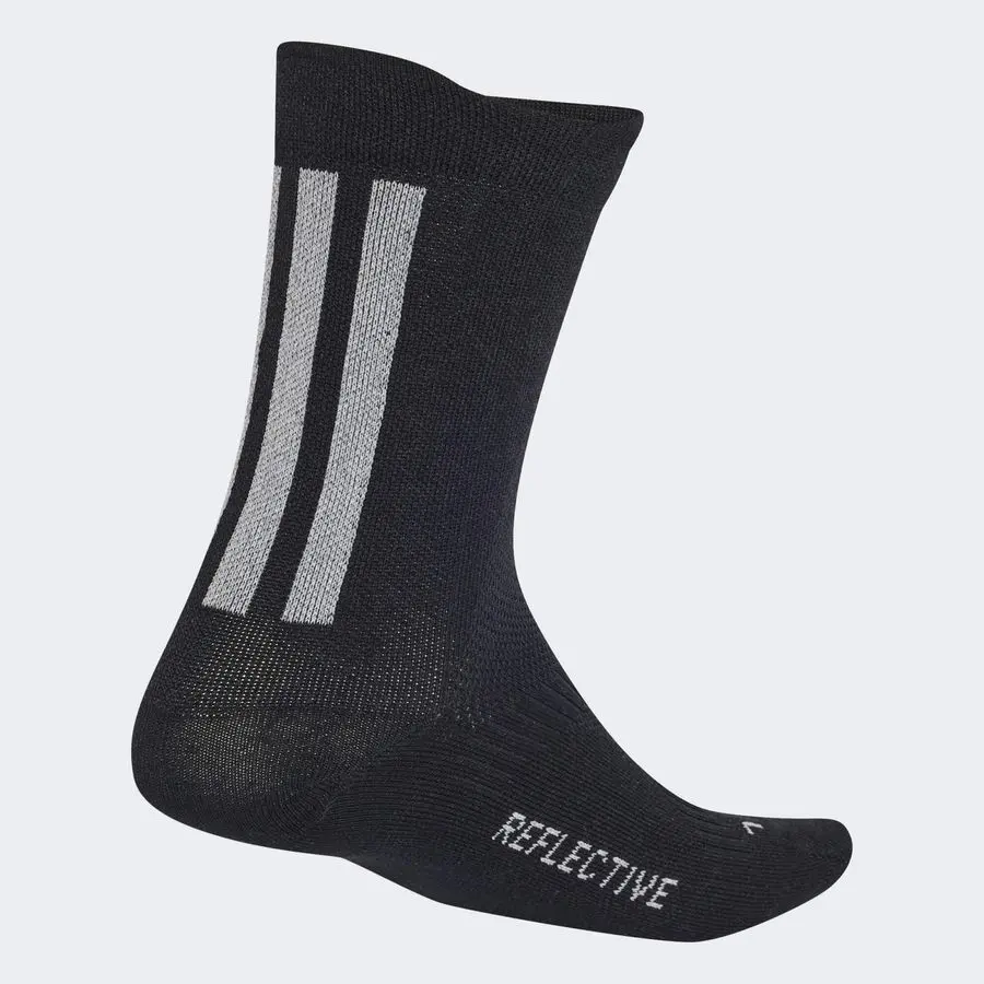Chaussettes de running mi-mollet réfléchissantes adidas