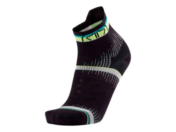 Chaussettes Run Ultra Noir/jaune