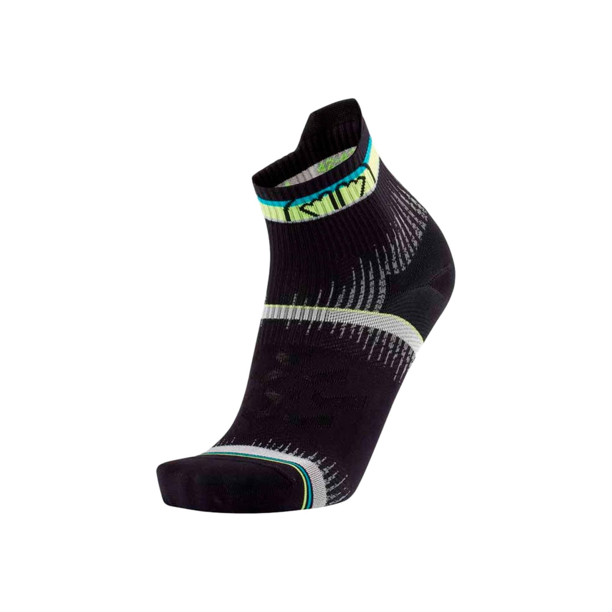 Chaussettes Run Ultra Noir/jaune