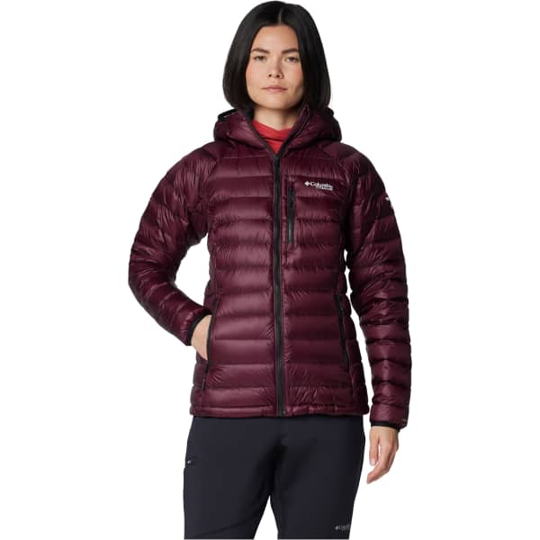 COLUMBIA W ARCTIC CREST DOWN HOODED JACKET