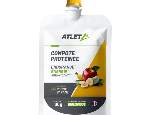 Compote Protéinée Bio Pomme Banane ATLET Nutrition