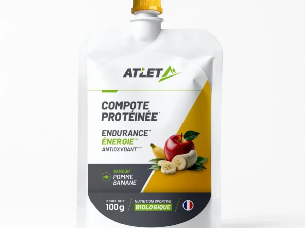 Compote protéinée bio pomme-banane