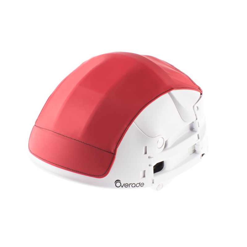 Couvre-casque Overade Plixi Protect Cover - Rouge, S/M : 54 - 58 cm