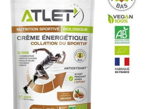 Crème Energétique Bio Amandes ATLET Nutrition