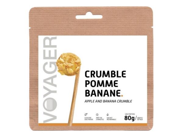 Dessert Lyophilisé - Crumble Pomme-banane