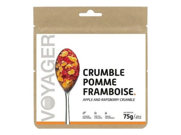Dessert Lyophilisé - Crumble Pomme-framboises