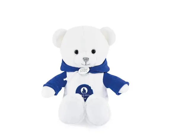 Peluche avec sweat Bleu Paris 2024 25 cm