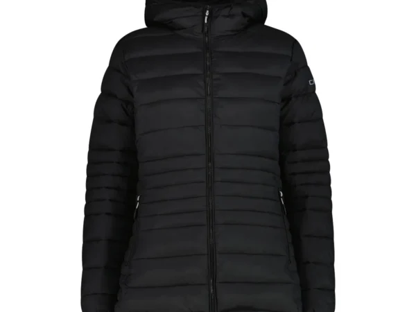 Doudoune long à capuche zippée Sorona Aura femme CMP