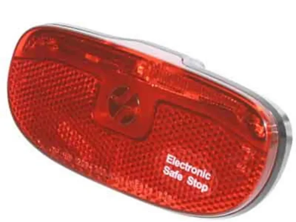 Éclairage à dynamo arrière sur porte-bagage avec option stop entraxe Spanninga Safe