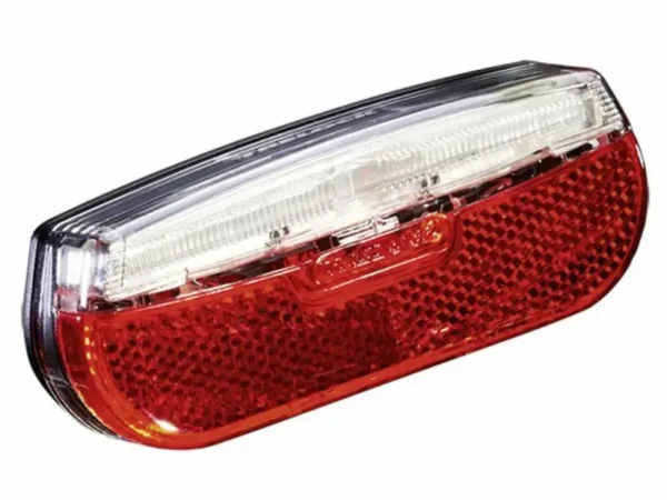 Eclairage arrière led à piles avec feu de position Trelock trio flat ls812