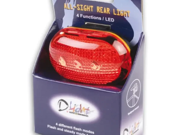 Éclairage arrière + réflecteur 4 fonctions 3 leds V Bike