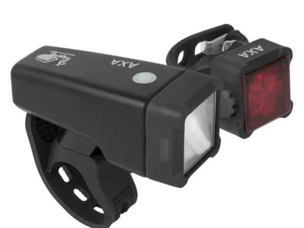 Éclairage avant et arrière rechargeable USB Axa Niteline T4-R